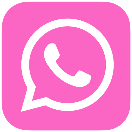 Pink WhatsApp Icon